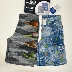 2 Pack Boys Sleep Shorts